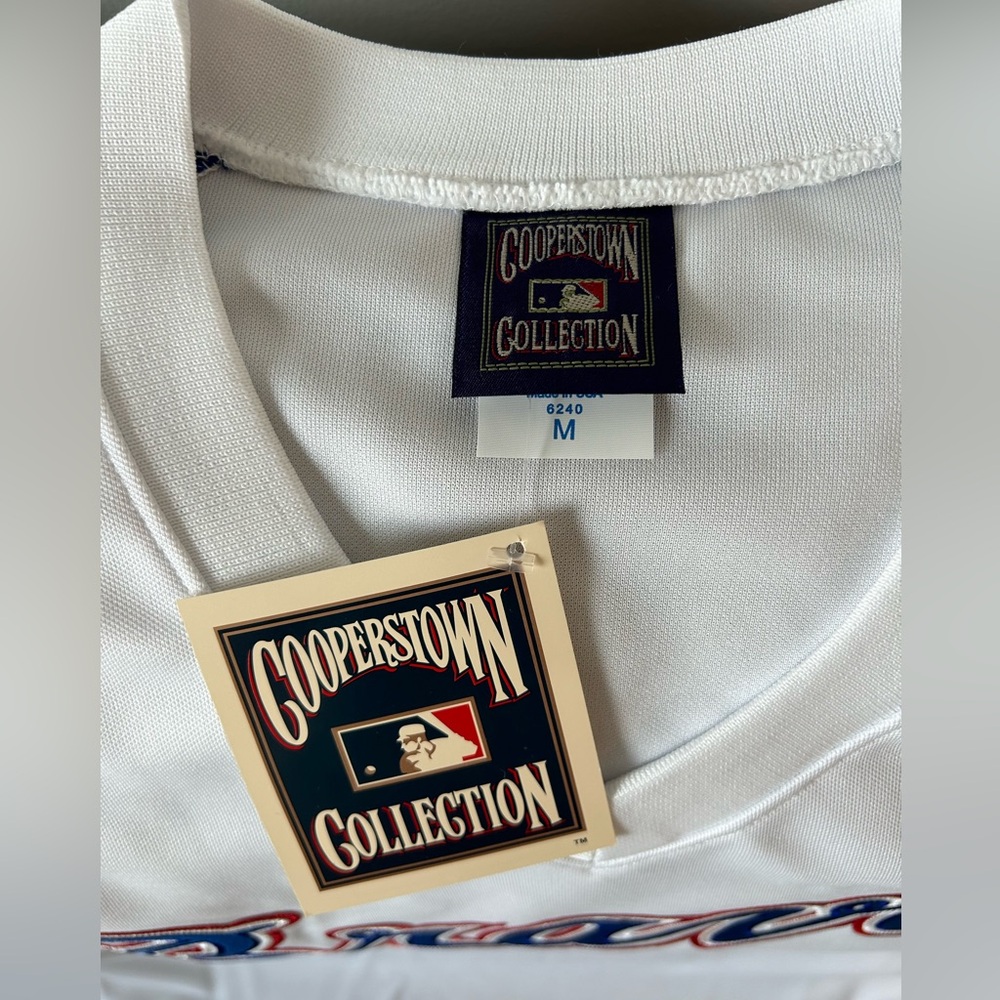Majestic Authentic Cooperstown Collection 70’s Atlanta Braves Jersey Men’s Sz M - Picture 3 of 4